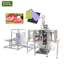 almofada de carne descartável Máquina de fabricação de fabricação de alimentos, fabricação de carne de alimentos